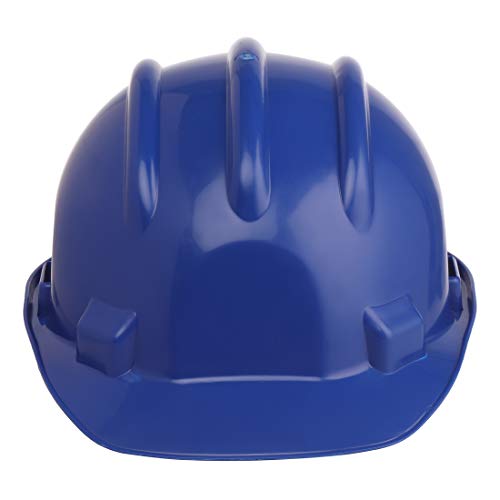 KARAM PN521 Safety Helmet for Men Construction Helmet | Ratchet Type Adjustment with Adjustable Chin Strap | Work Helmet with Side Slot for Attachment | is:2925:1984 Certified | Lamination Blue - Image 3