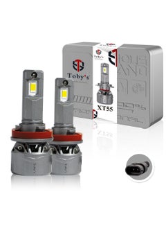 Toby's Tobys XT55 H8 2 Pieces Car LED Headlight Original 55W/piece Power 5500/piece Lumens With Color Temperature 6500K  - Image 1