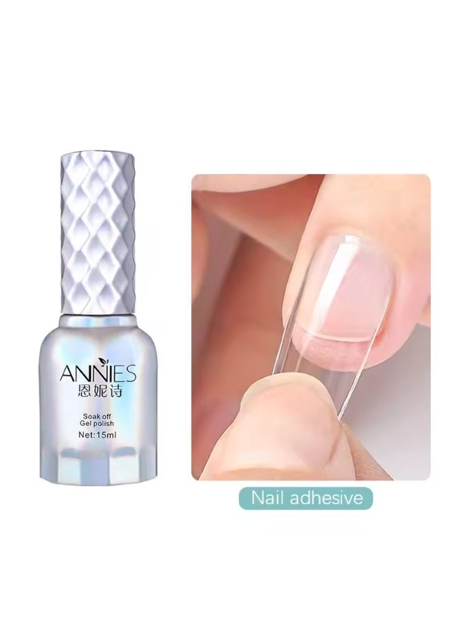 Annies Strong Nail Glue for Acrylic Nail Tips – Brush On Fast Dry Nail Glue for False Nails, Quick Bonding, Long-Lasting & Durable Nail AdhesiveAnnies Strong Nail Glue for Acrylic Nail Tips – Brush On Fast Dry Nail Glue for False Nails, Quick Bonding, Long-Lasting & Durable Nail Adhesive - Image 1