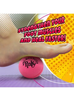 Ja-Ru JA-RU Hi-Bounce Pinky Ball (6 Pack) Rubber-Handball Bouncy Balls for Kids and Adults. Small Pink Stress Bounce Ball. Indoor and Outdoor Sport Party Favors.Therapy. Plus 1 Small Ball. #976-6A  - Image 5
