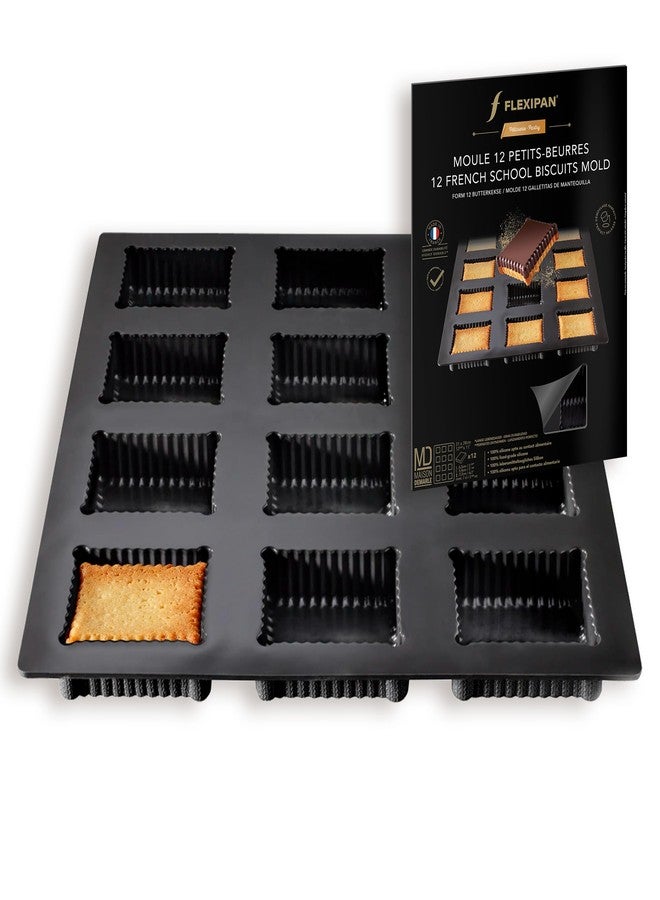 SILPAT Flexipan by Silpat® #1 Original Non-Stick Baking Mold Handcrafted in France Since 1965 - Trusted by World-Class Chefs - Certified Food Safe Flexipan® Technology (12 French Cookie Mold) - Image 1