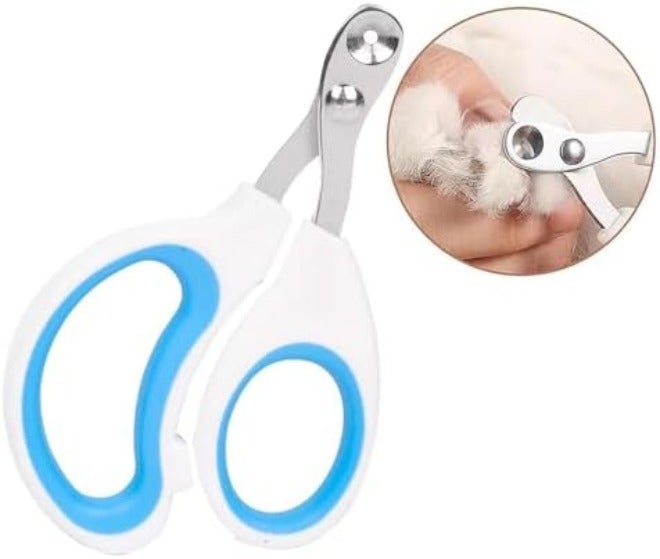 Vesslam Cat Nail Clippers with Circular Cut Hole -Avoid Over Cutting Pet Nail Clippers -Sharp Angled Blade Professional paw Trimmer Set for Novice pet Families (Pink) - Image 1