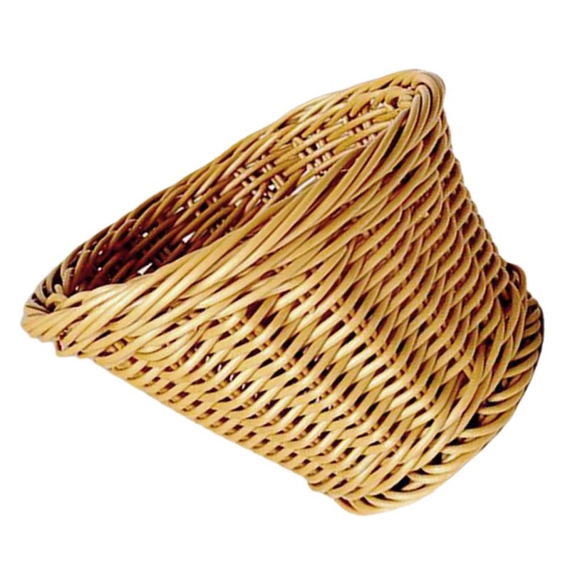 Handmade Rattan Bread Basket Kitchen Storage Organizer For Fruits Vegetables - Image 2