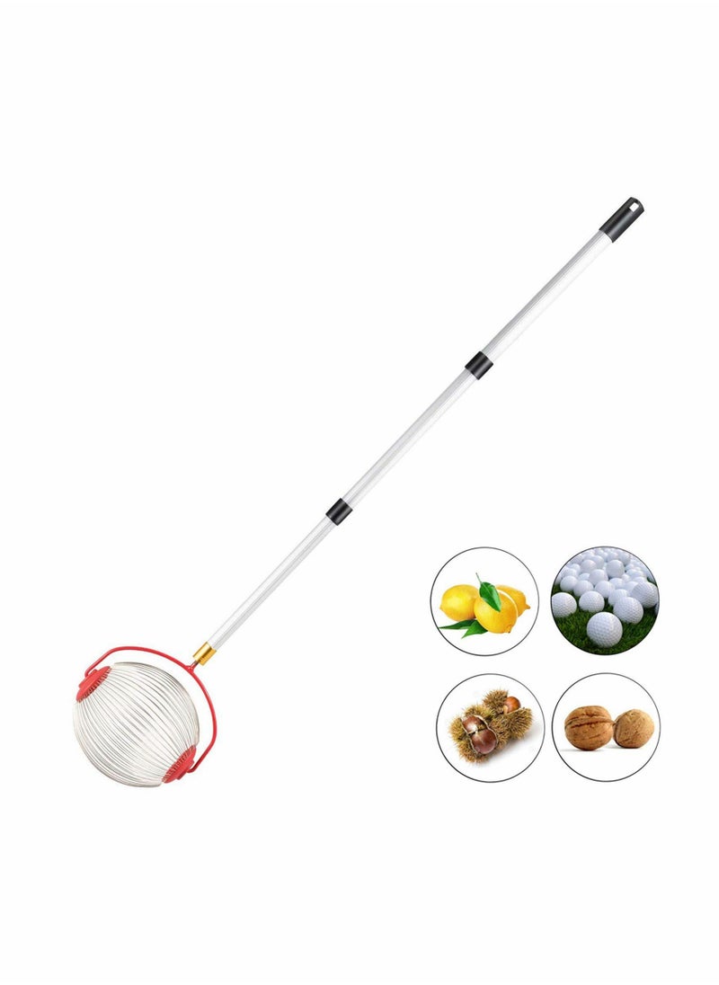 Excefore - Nut Harvester Ball Picker Stainless Steel Adjustable Lightweight Collect Walnuts, Pecans, Crab Apples, Nerf Darts and Small Fruit Objects 1''to 3'' in Size - Image 1