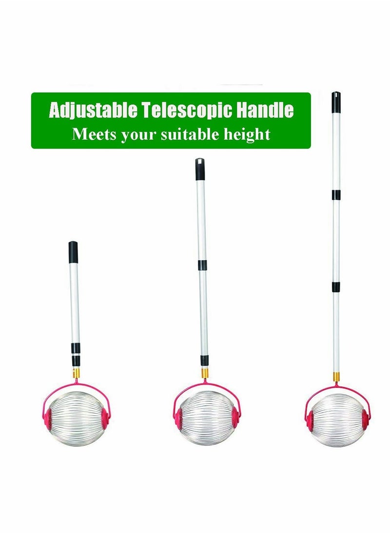 Excefore - Nut Harvester Ball Picker Stainless Steel Adjustable Lightweight Collect Walnuts, Pecans, Crab Apples, Nerf Darts and Small Fruit Objects 1''to 3'' in Size - Image 1