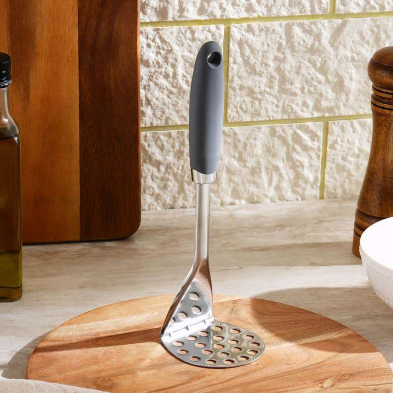 Pan Home هراسة بطاطس رمادية للمطبخ - Image 1