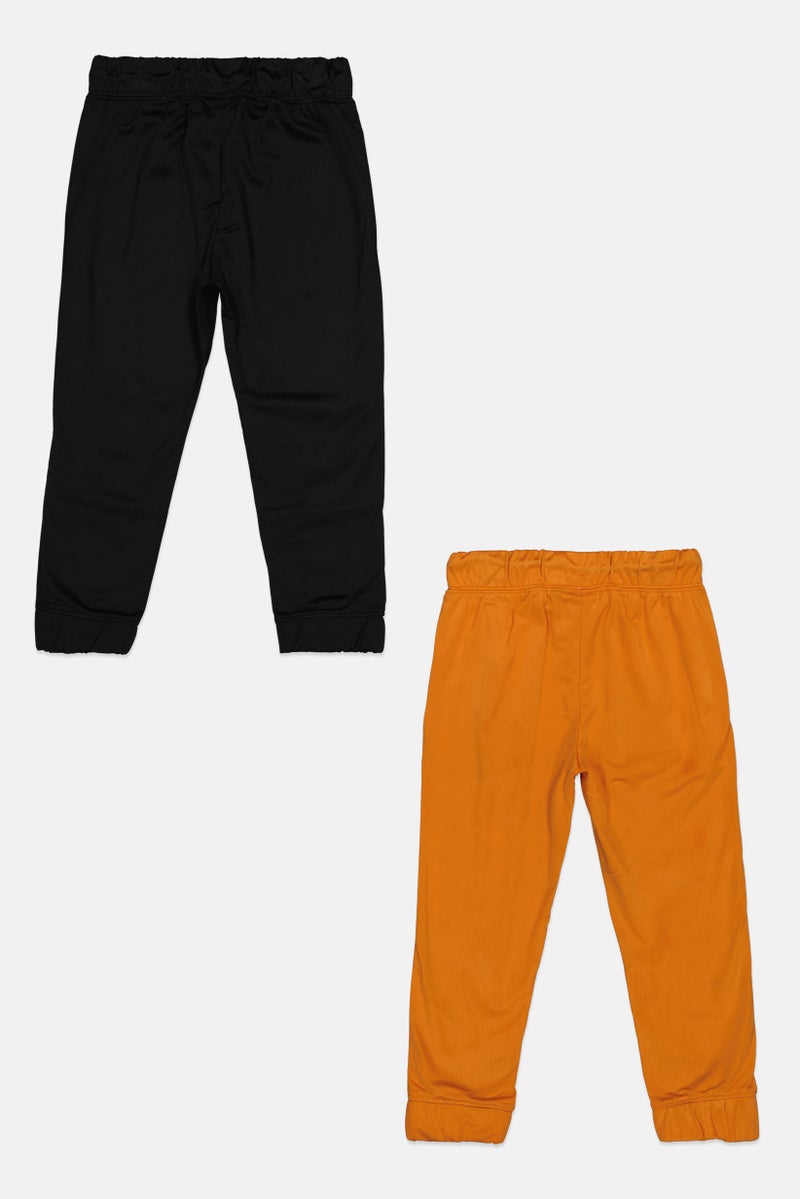 Body Glove Toddlers Boy 2 Pieces Brand Logo Sweatpants, Black - Image 2
