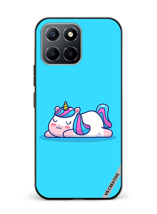 VR CREATIVE Protective Case Cover For Honor X6 Sleeping Pony Design Multicolour - Image 1