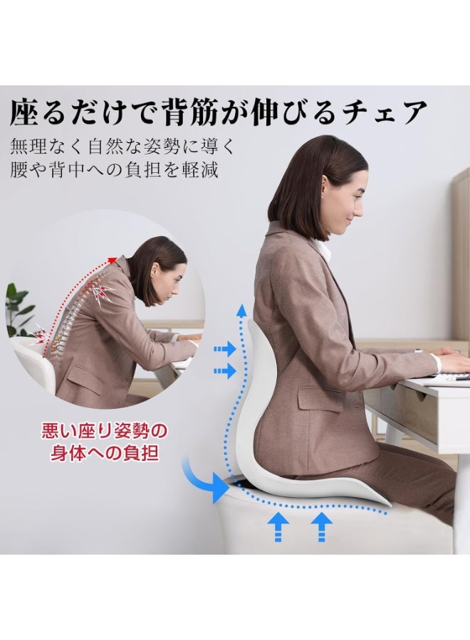 Generic Ergonomic Posture Seat – Portable Pelvic & Back Support Chair Cushion with Non-Slip Pads for Office, Home, Car & Study – Improves Sitting Comfort & Alignment - Image 4