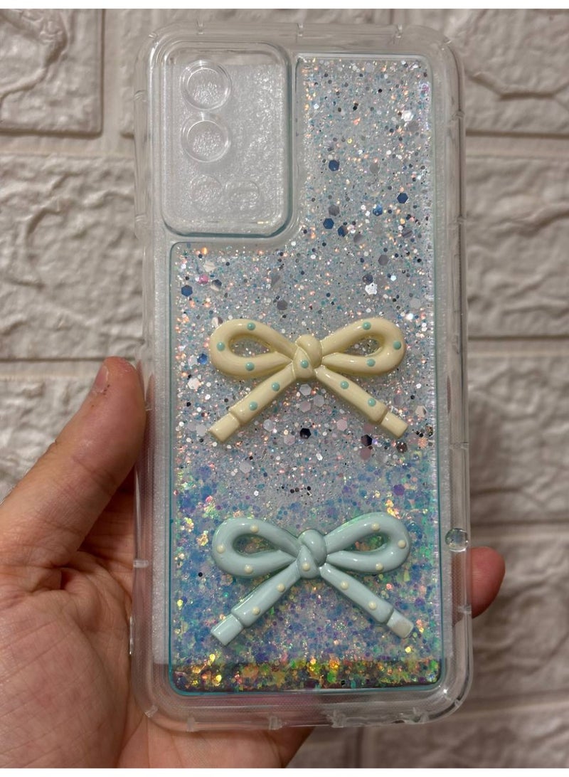 Back cover with a bow, compatible with the phone OPPO A55 - Image 1