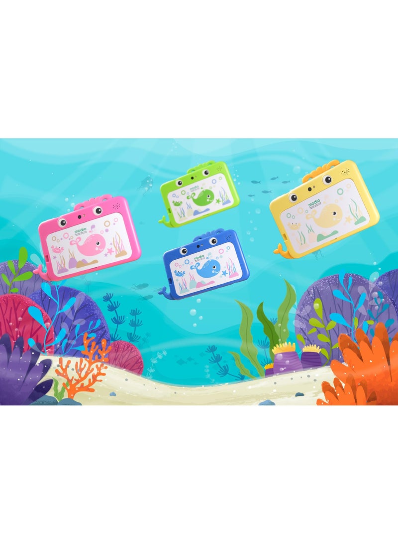 modio M51 Kids Tablet Dual Camera Orange 4GB RAM 64GB 5Ghz Wi-Fi With Small School Stationary Set - Middle East Version - Image 4
