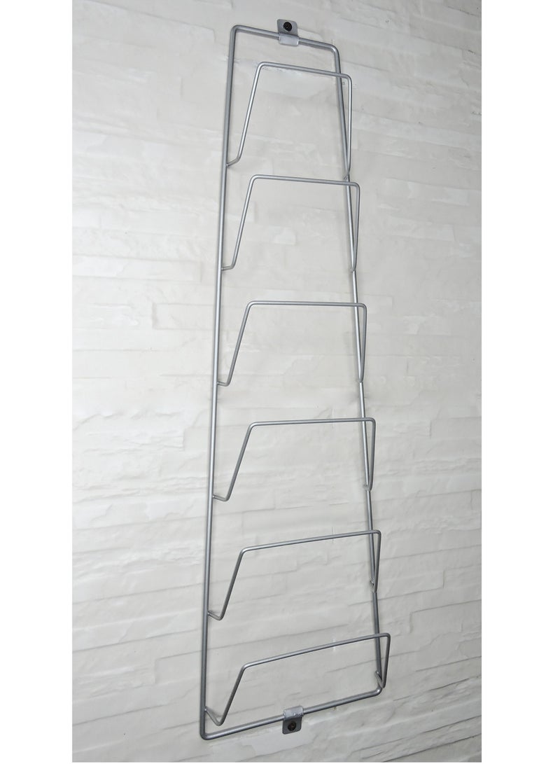 Kitchen Wall Mounted Pan Lids Organizer - 6 Layers - Image 3