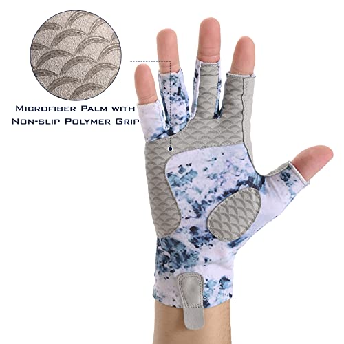 KastKing La Sal Fishing Gloves UPF50+ Sun Gloves UV Protection Fingerless Gloves Men Women for Outdoor, Kayaking, Rowing, Paddling, Canoeing, Hunting - Image 4