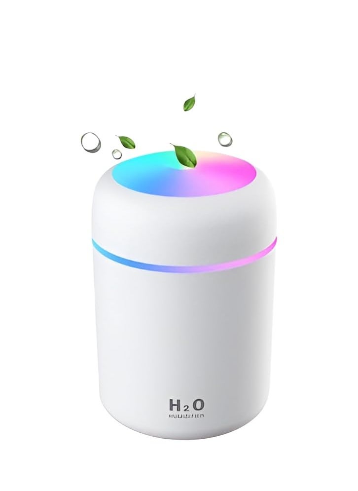 Auto Thrill Auto Thrill Humidifiers With Colorful Light For Room Bedroom Office Car White  - Image 1