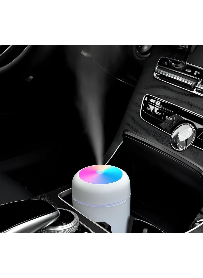 Auto Thrill Auto Thrill Humidifiers With Colorful Light For Room Bedroom Office Car White  - Image 2