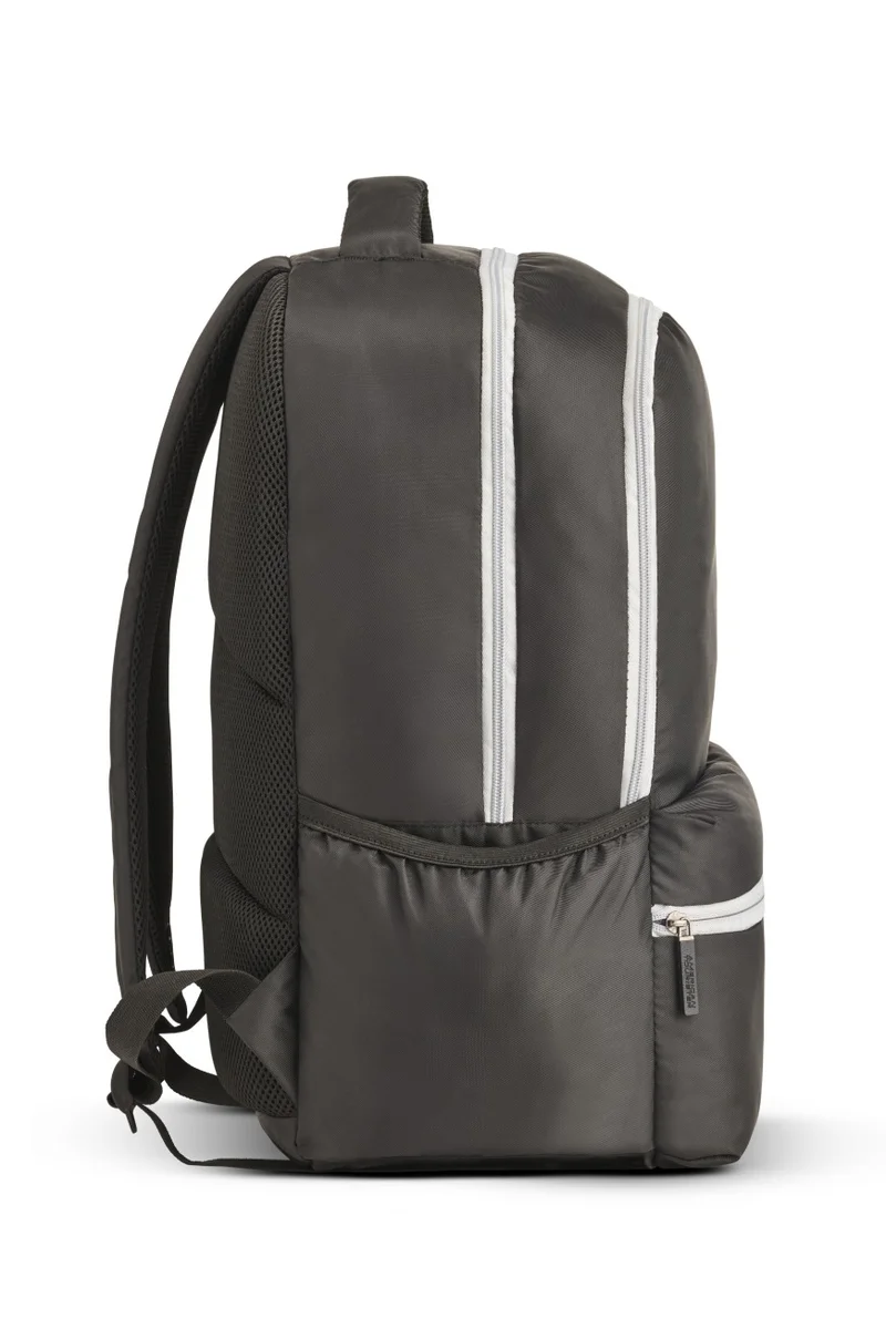 AMERICAN TOURISTER Slate 2.0 Backpack 01, 34L Capacity, Polyester, Black|Fits 15.6" Laptop|Designed For Comfort|Voluminous Front Pocket|Lightweight|Bottle Holder - 1 Year International Warranty