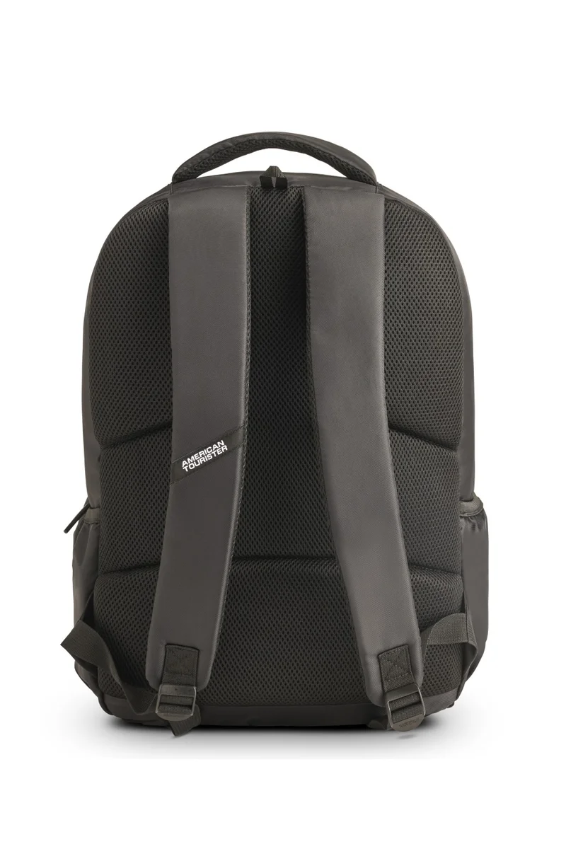 AMERICAN TOURISTER Slate 2.0 Backpack 01, 34L Capacity, Polyester, Black|Fits 15.6" Laptop|Designed For Comfort|Voluminous Front Pocket|Lightweight|Bottle Holder - 1 Year International Warranty