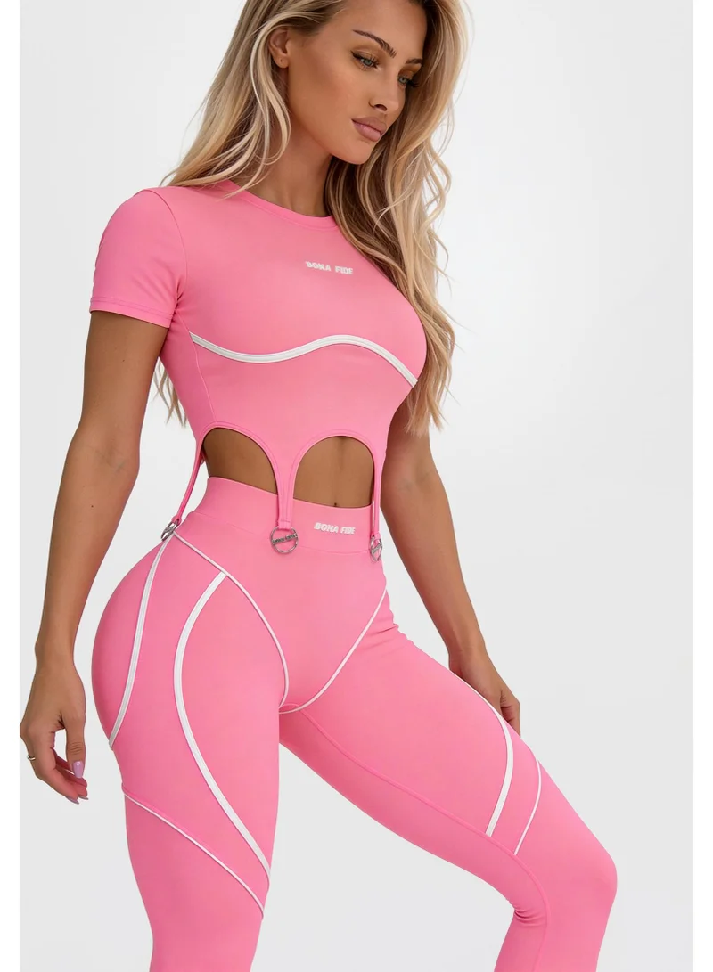 Bona Fide Bona Fide: Crop top "Candy Pink" Crop Candy Sports Bra for Women for Women | Best Price UAE