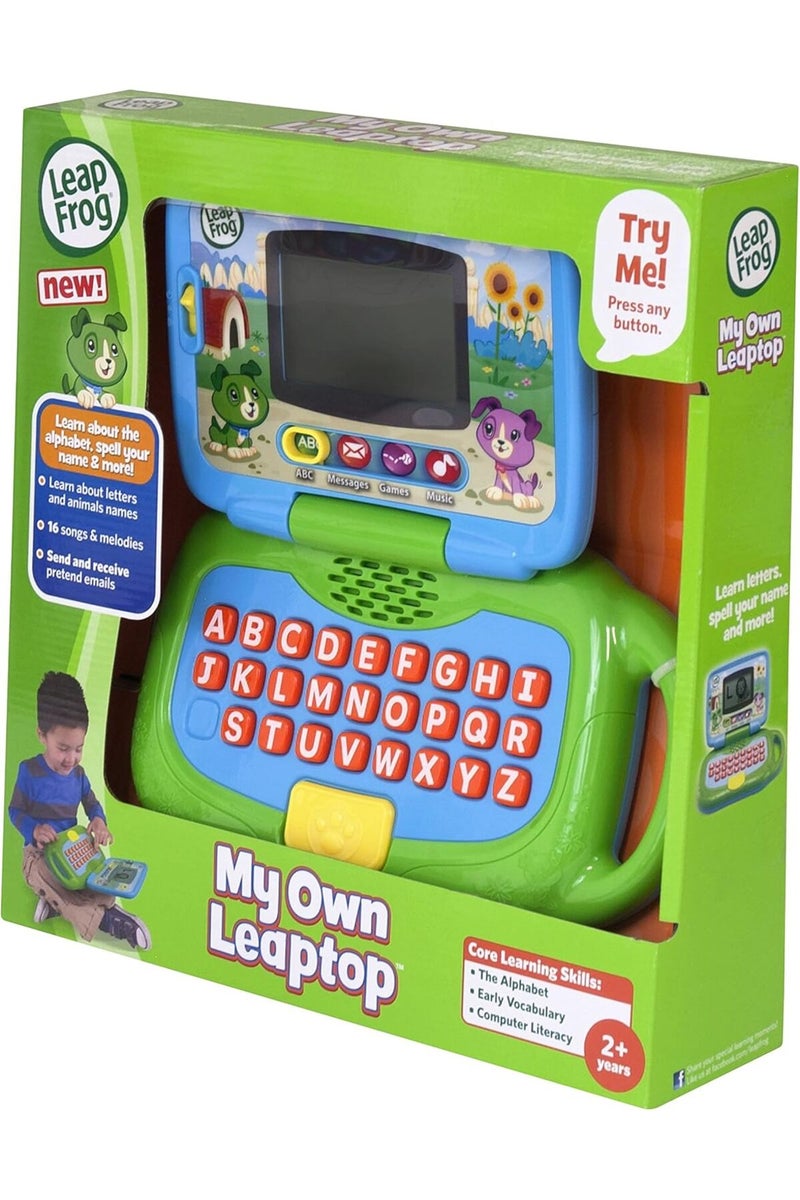 LeapFrog لابتوب سكاوت الخاص بي (أخضر) - لابتوب تعليمي تفاعلي للأطفال من عمر 2 إلى 5 سنوات - Image 4