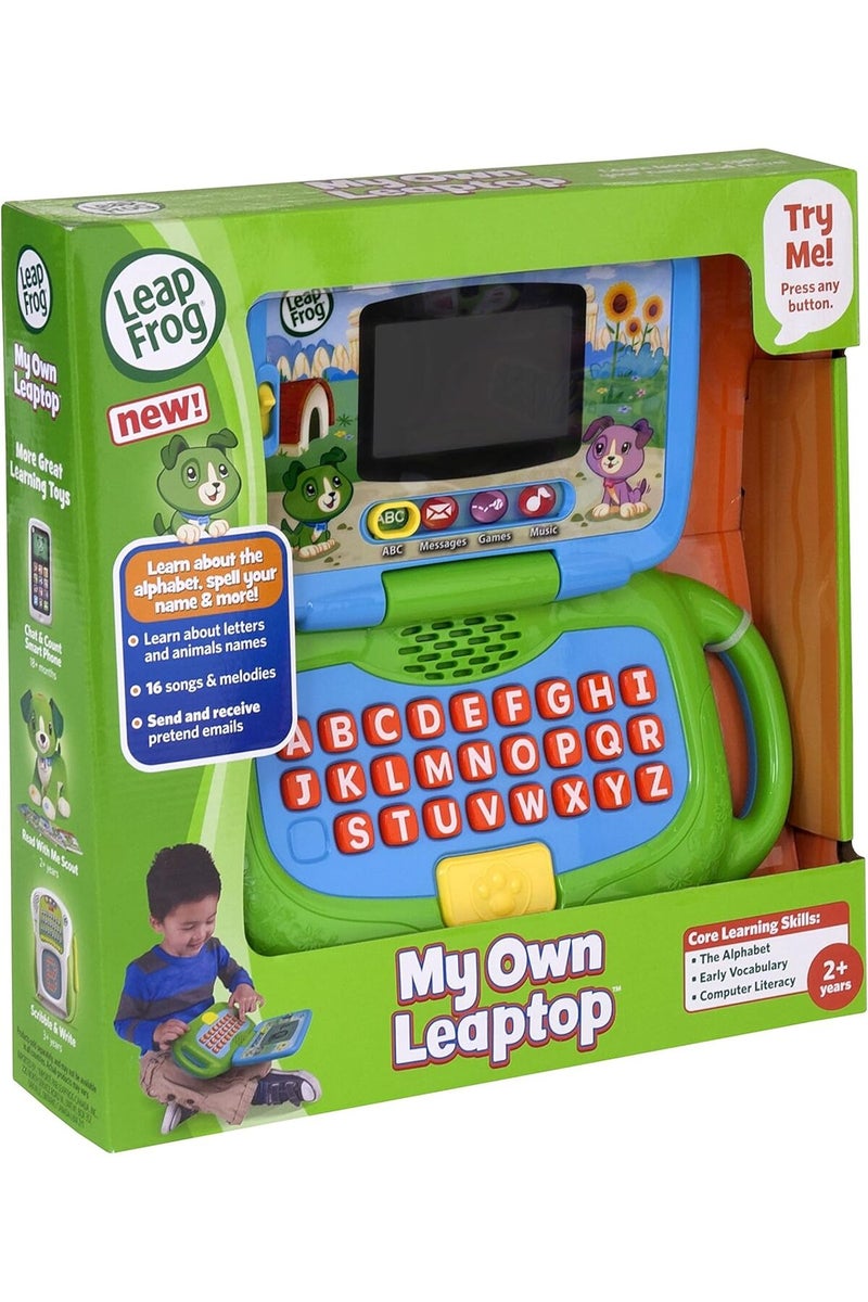 LeapFrog لابتوب سكاوت الخاص بي (أخضر) - لابتوب تعليمي تفاعلي للأطفال من عمر 2 إلى 5 سنوات - Image 3