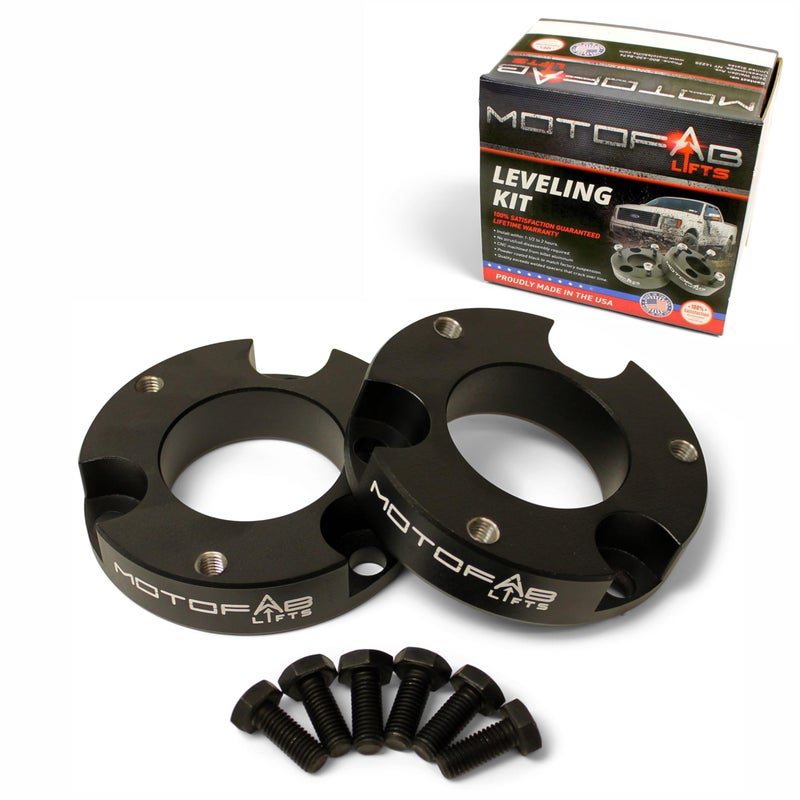 MotoFab Lifts 2 inch Front Leveling Lift Kit that is compatible with Toyota Tacoma FJ Cruiser Billet MADE IN USA