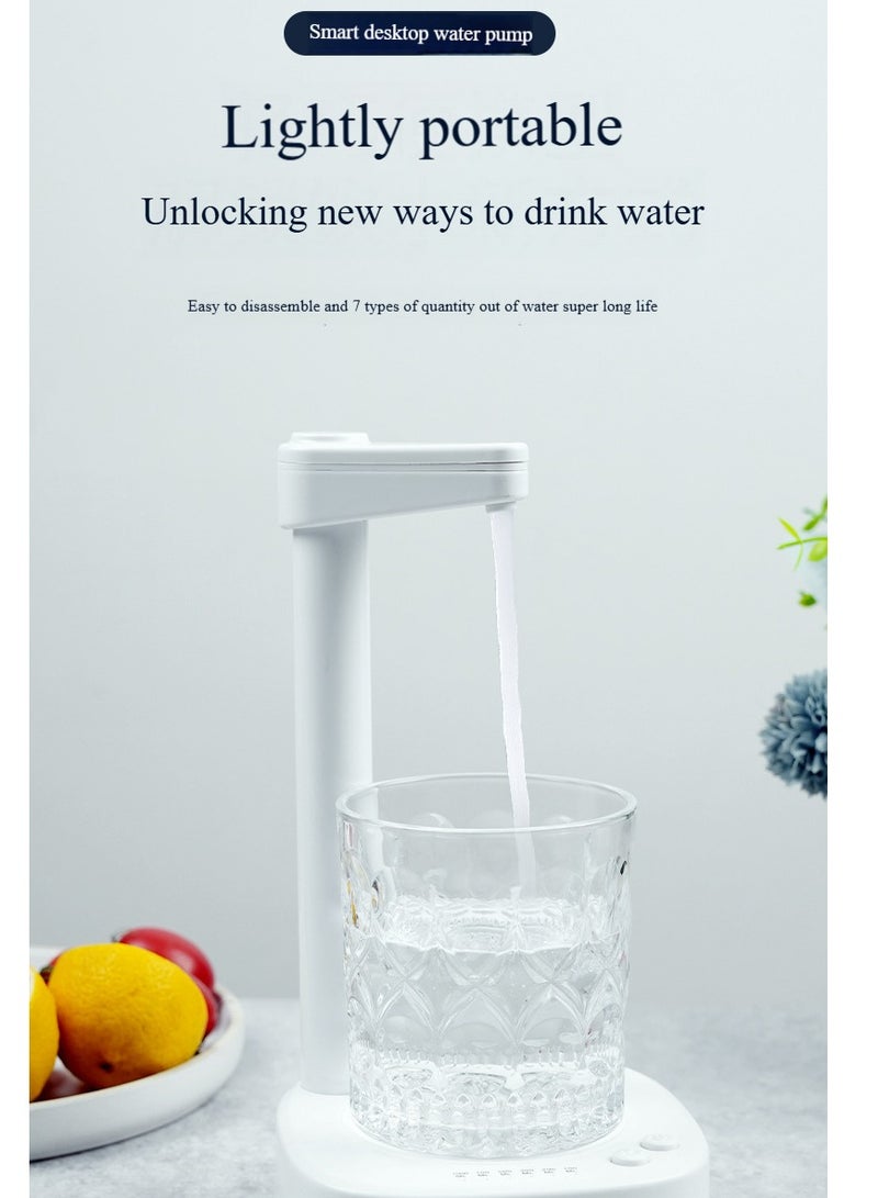 Seven modes  Kettle Pump Water Dispenser, Desktop Electric Water Dispenser, Automatic Drinking Water Pump for  Universal Bottles, Portable Kettle Pump for Home, Office, USB Charging 1800mAH - Image 2