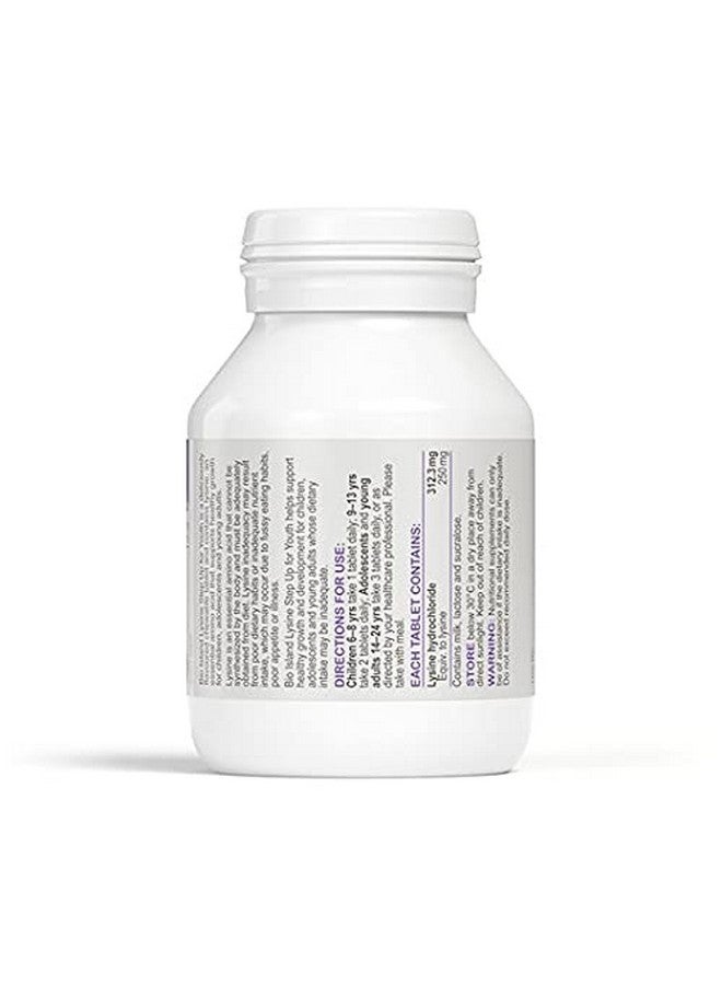 Bio Island Lysine Step Up For Youth 60 Chewable Tablets - Image 3
