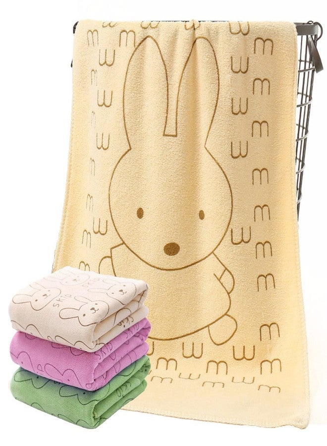 DRESSABLY Cotton Washcloth 450 GSM for New Born Baby/Infants/Toddlers Soft Bath Towel (Multicolour, Small, 48cm x 84cm)