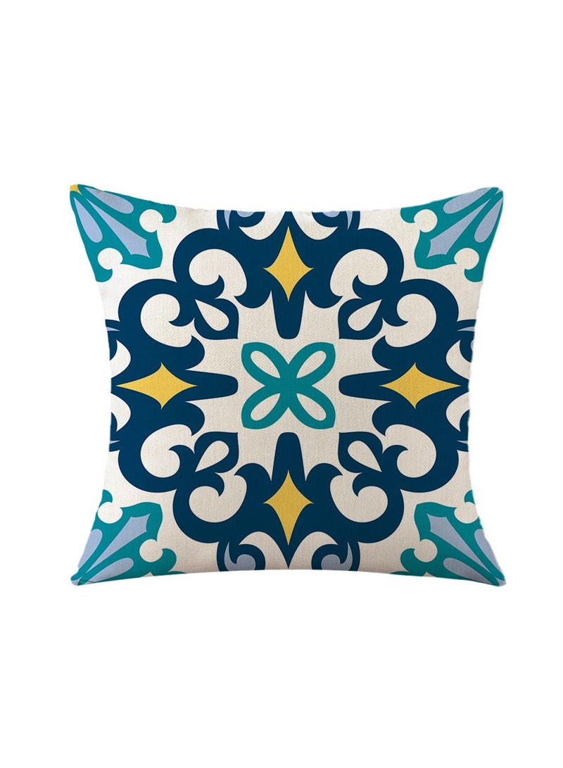 FASHION HOME مجموعة من 4 أغطية وسائد مزخرفة لغرف المعيشة والحديقة والديكور الخارجي - Image 3