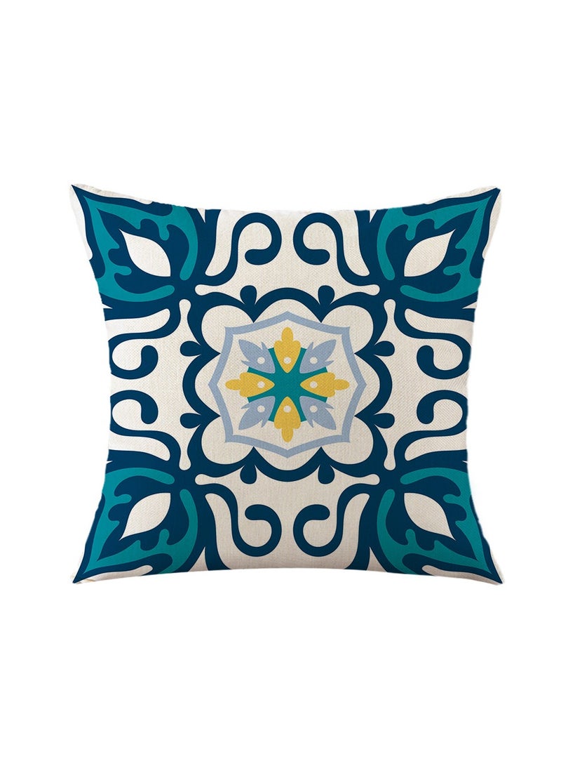 FASHION HOME مجموعة من 4 أغطية وسائد مزخرفة لغرف المعيشة والحديقة والديكور الخارجي - Image 5