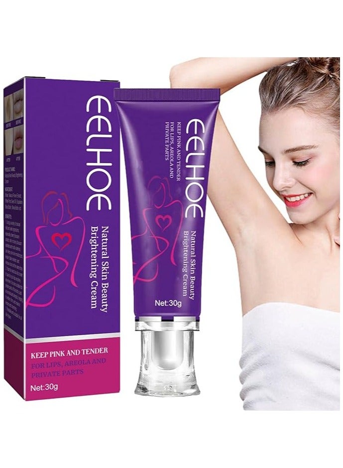 Eelhoe Intimate Parts Areola Underarm Whitening Cream, Brightens And Moisturizes For Intimate Areas, Armpit, Neck Back Legs Elbows Cream 30g. - Image 1
