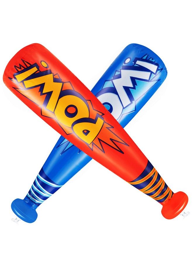 Bedwina Pow Inflatable Baseball Bats (Pack Of 12) Oversized 20 Inch Inflatable Toy Bat Carnival Prizes Goodie Bag Favors Or Superhero Birthday Party Prizes For Kids By Bedwina - Image 3