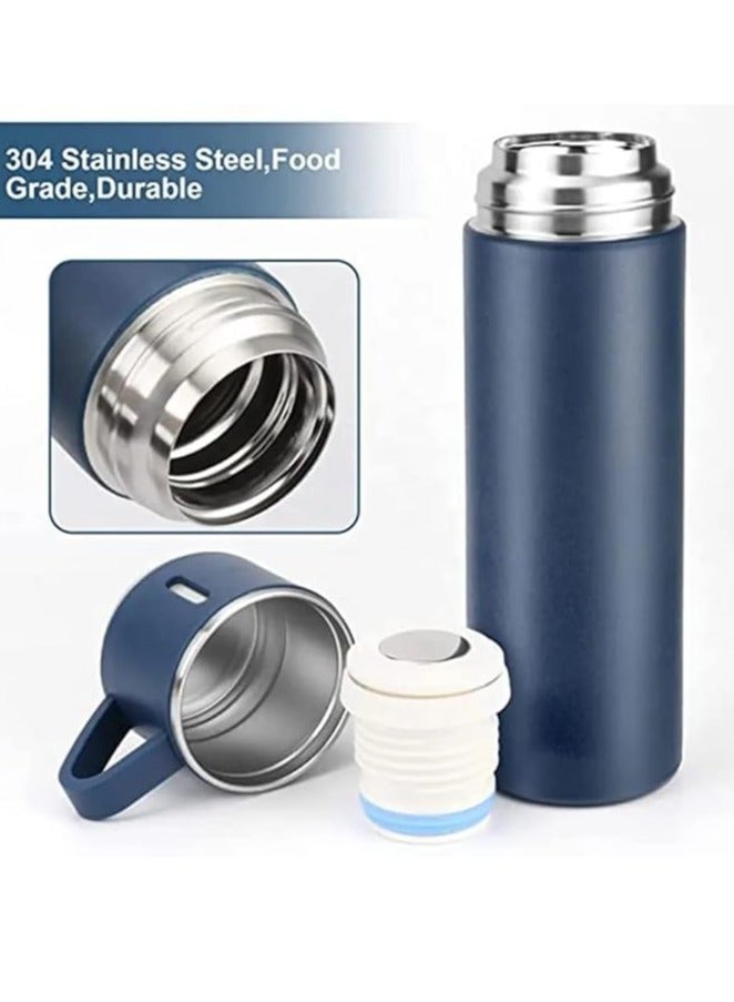Spaceshoop 500Ml Gift Box Set Flask with 3 Cup Double-Layer Stainless Steel 304 Vacuum Thermos Coffee Tumbler Travel Mug Water Tea - Image 2
