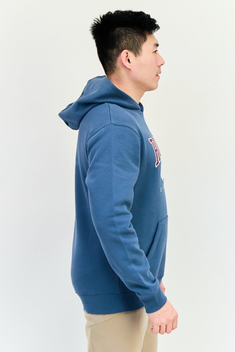 Reebok Men Sportswear Fit Long Sleeves Outdoor Hoodie, Slate Blue  - Image 4