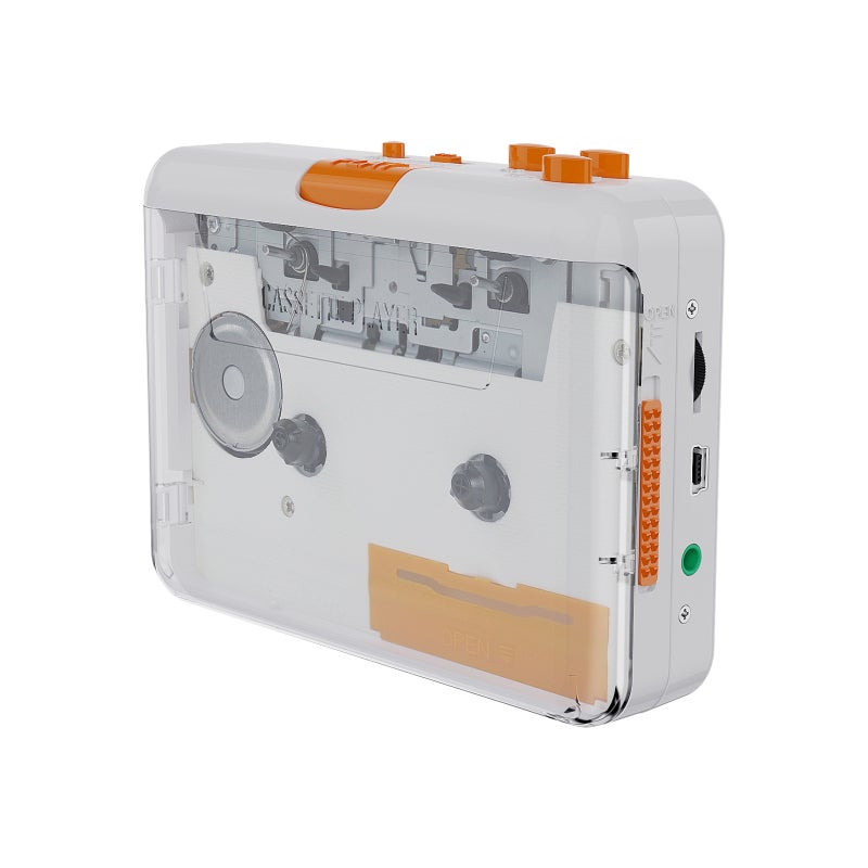 Ezcap Cassette Tape-to-MP3 Converter Portable Cassette Tape Player - Small Audio Converter for Headphones Speaker Systems - Image 4
