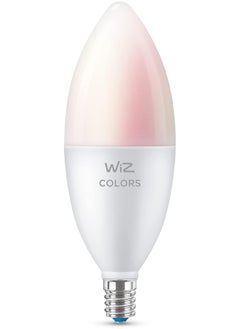 WiZ Connected Color 60W Candle B11 Smart WiFi LED Light Bulb, 16 Million Colors, Compatible with Alexa and Google Home Assistant, No Hub Required
