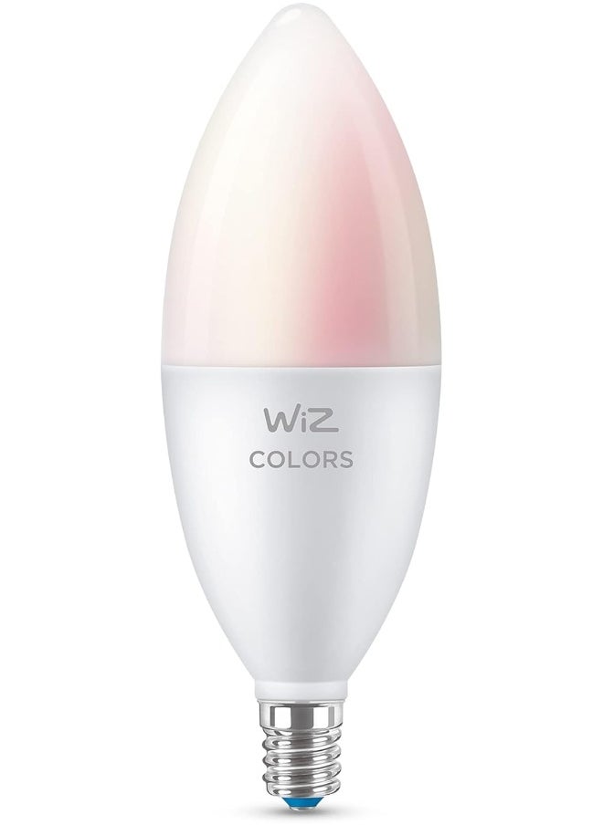 Philips - WiZ Connected Color 60W Candle B11 Smart WiFi LED Light Bulb, 16 Million Colors, Compatible with Alexa and Google Home Assistant, No Hub Required - Image 1
