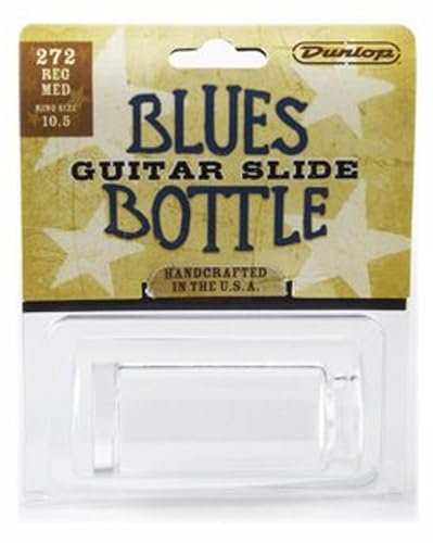 DUNLOP Jim Dunlop Blues Bottle Regular Wall Medium Clear Glass Slide - Image 3