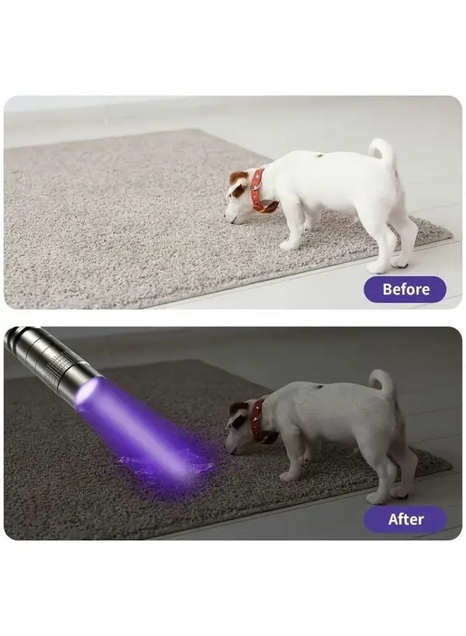 Purple UV Flashlight For Money Pet Stain And Invisible Ink Detection Portable - Image 5