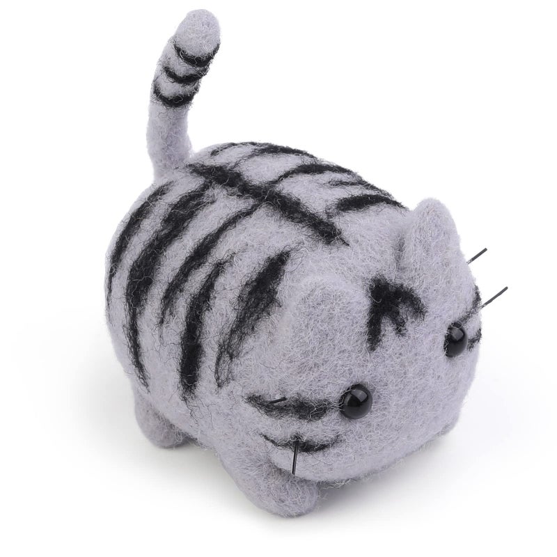 QMNNMA Felting Kit for Beginner, Animals Needle Felting Set, DIY Wool Felt Materials Set with Felting Tool and Instruction for Needle Felting Craft Project and DIY Handmade - Image 1