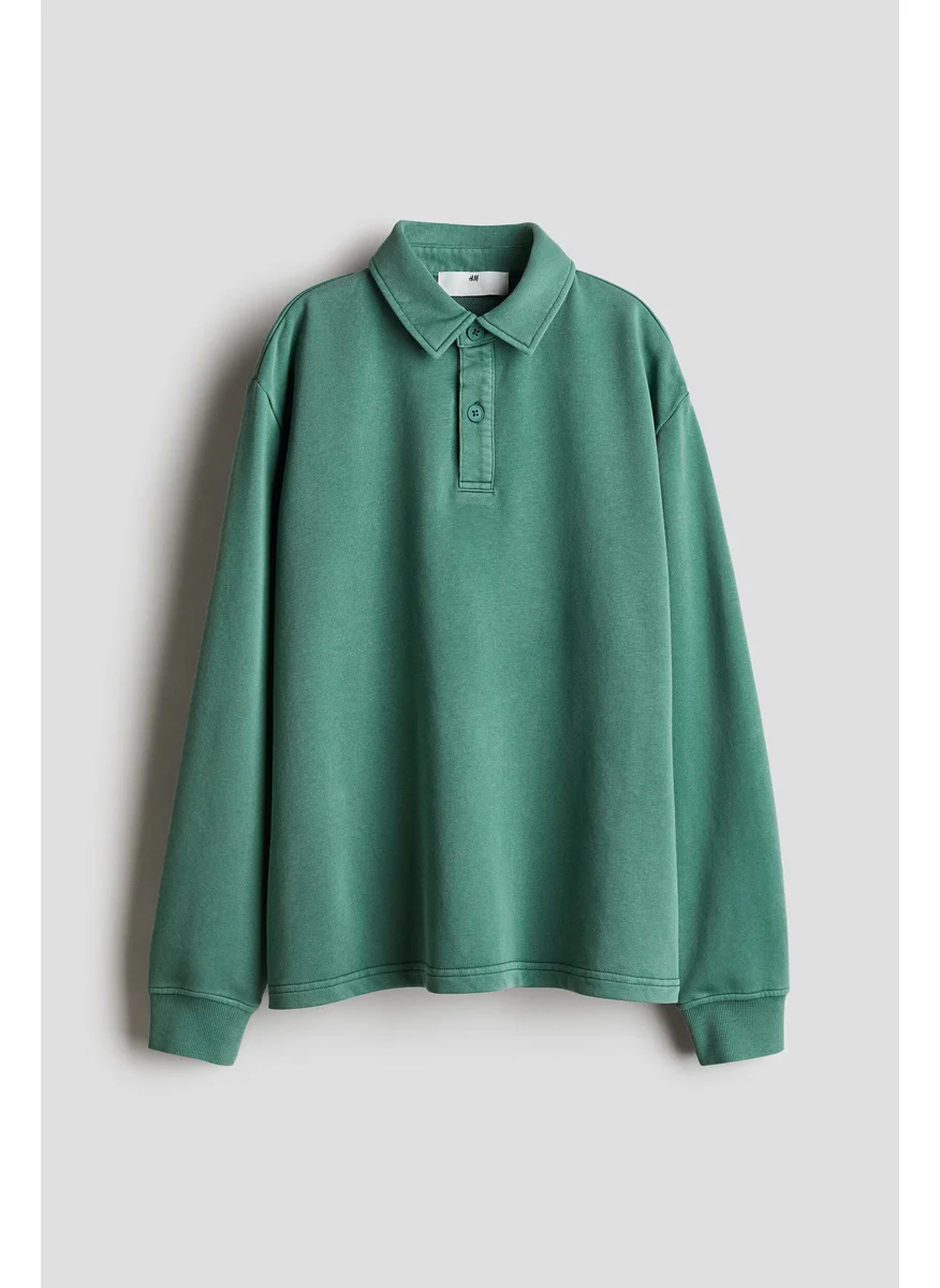 H&M Sweatshirt Polo Shirt