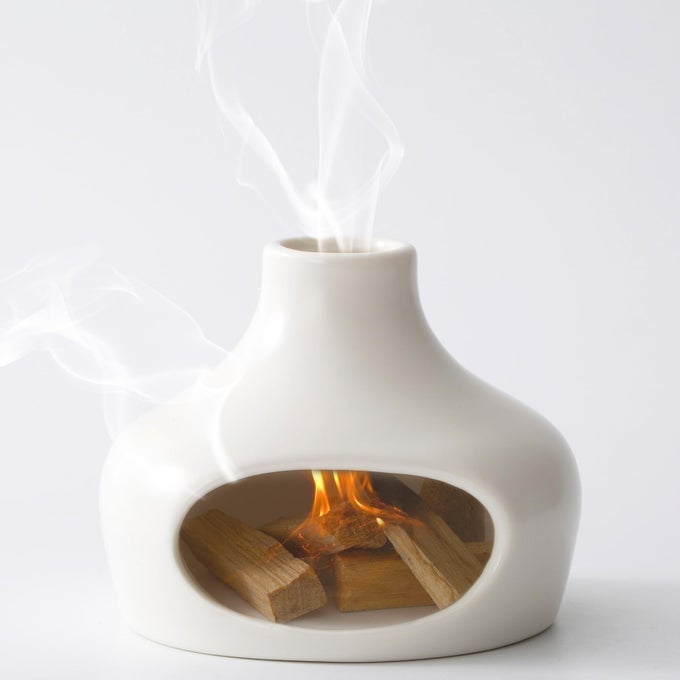 PALO SANTO HOLDER HANDMADE CERAMICS PALO SANTO BURNER SMUDGE BOWL FOR MEDITATION YOGA CHIMENEAS INCENSE HOLDER INCENSE BURNER ZEN DECOR