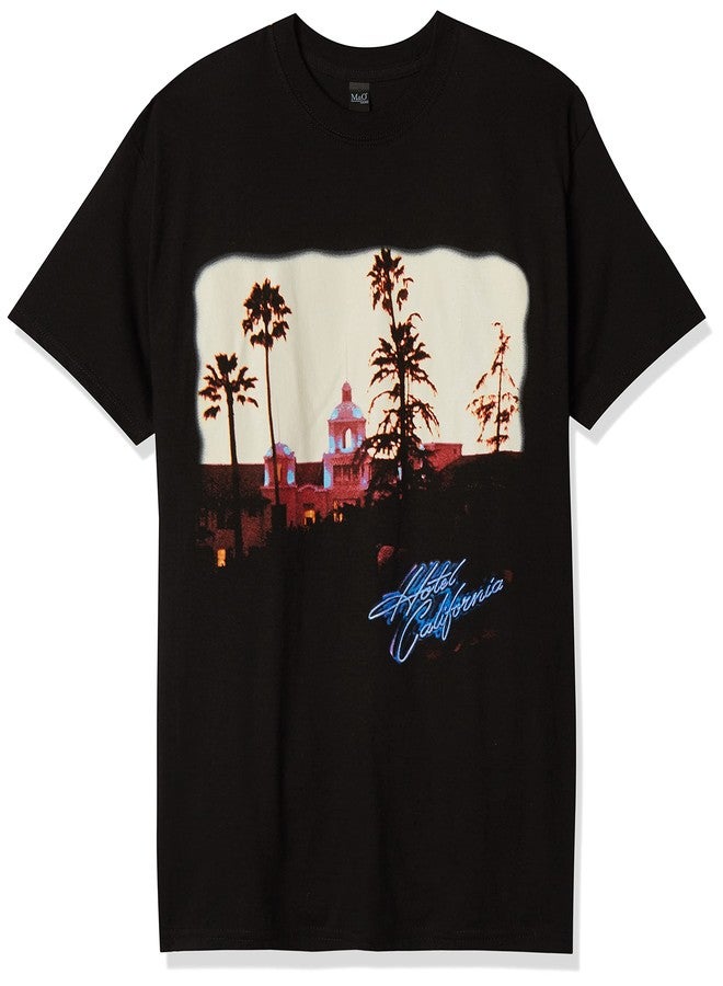 EAGLES FEA mens Hotel California Tee T Shirt, Black, XX-Large US - Image 1
