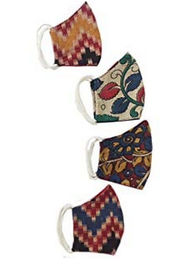 BSD Organics BSD Organics Assorted Multi color - Cotton Face Masks with free seeds for soft on skin (Pack of 20)  - Image 3