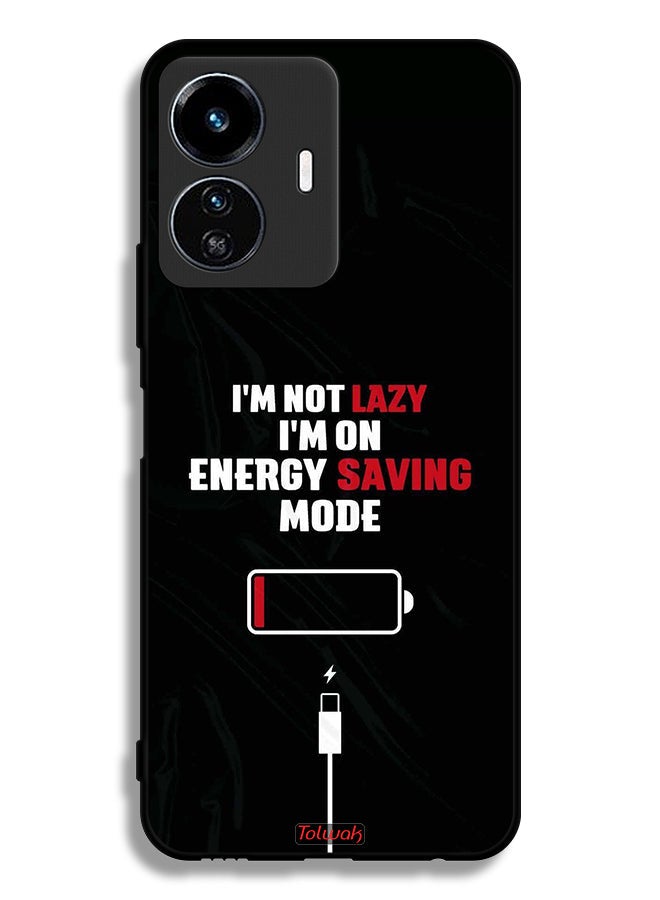 Tolwak Vivo Y77 5G Protective Case Cover I Am Not Lazy I Am On Energy Saving Mode - Image 2