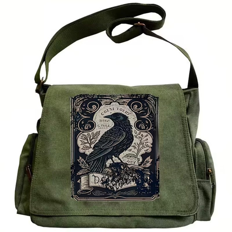 CHICGLOW Personalized Pattern Messenger Bag Cute Canvas Crossbody Bags Women/Men Shoulder Handbags Hobo Purses with Pockets - Image 1