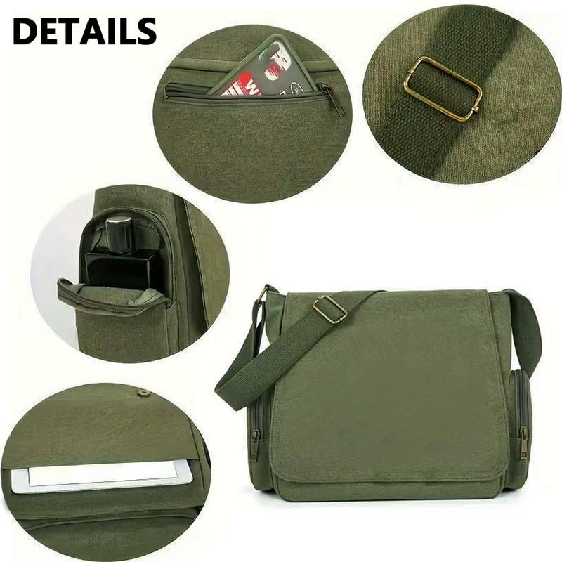CHICGLOW Personalized Pattern Messenger Bag Cute Canvas Crossbody Bags Women/Men Shoulder Handbags Hobo Purses with Pockets - Image 5