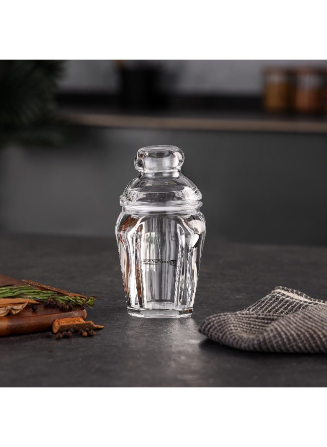 Royalford 200ml Multipurpose Acrylic Jar RF12766 Elegant and Sleek, Durable Storage Box with Clear Lid and Body clear 200ml - Image 4