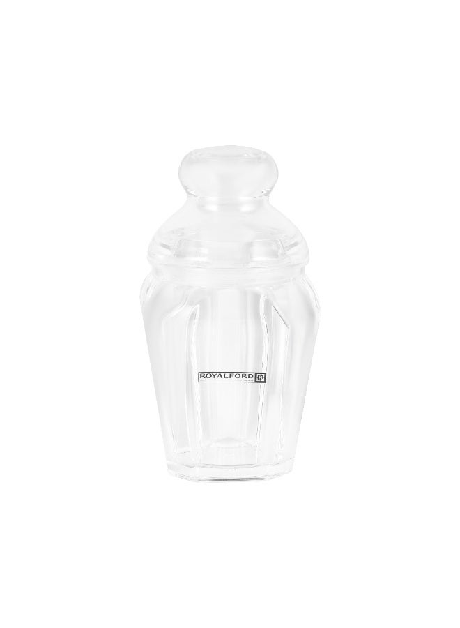 Royalford 200ml Multipurpose Acrylic Jar RF12766 Elegant and Sleek, Durable Storage Box with Clear Lid and Body clear 200ml - Image 3