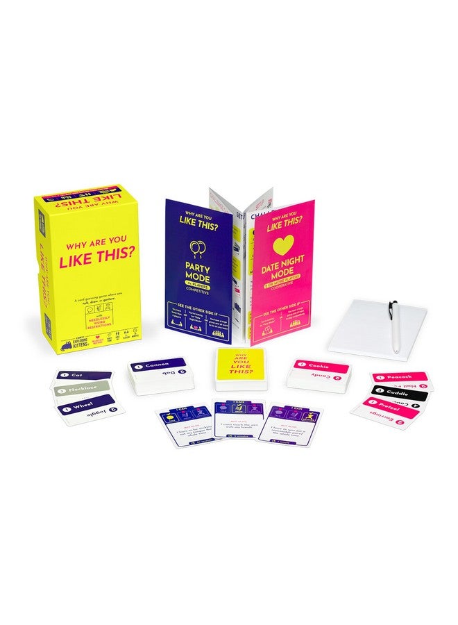 Exploding Kittens LLC Exploding Kittens Presents: Why are You Like This? Card & Board Game - A Silly Guessing Game of Talking, Drawing & Gesturing - Ideal for Adults, Teens & Date Nights - 2+ Players, Ages 14+  - Image 3